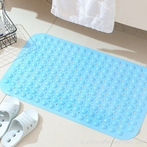 Tappetino da doccia anti-slip in gomma assorbente da vasca